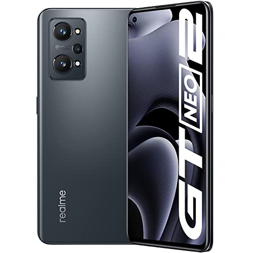 realme GT Neo 2 Teléfono Movil Libres Snapdragon 870 5G Smartphone 6,62" Pantalla AMOLED 120Hz 8GB RAM 128GB ROM 64MP Cámara Carga Rápida 65W 5000mAh Batería Dual SIM NFC Android 11 GPS