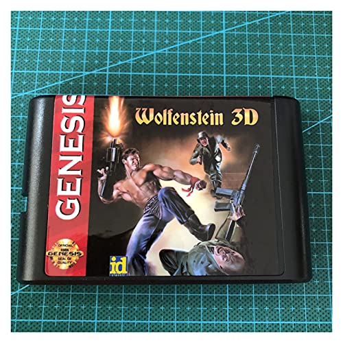 Red plum GAOHEREN Wolfenstein 3D Fit para Sega Mega Drive 16 bit Maryland Tarjeta de Juegos Adecuada para Sega Mega Drive Fit para Génesis GHR (Color : NTSC - U Only)