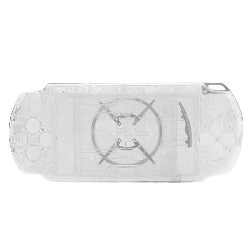 Reemplazo de la Carcasa Completa Consola del Juego Cubierta de la Carcasa Cubierta Trasera Piezas de reparación para el Sistema PSP 3000 / Playstation Portable 3000(Plata)