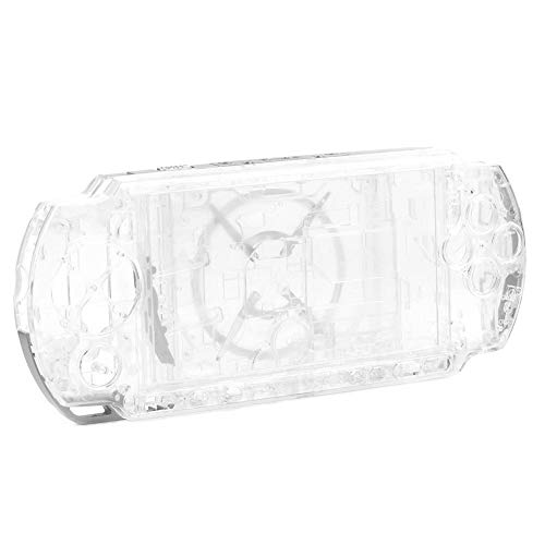 Reemplazo de la Carcasa Completa Consola del Juego Cubierta de la Carcasa Cubierta Trasera Piezas de reparación para el Sistema PSP 3000 / Playstation Portable 3000(Plata)