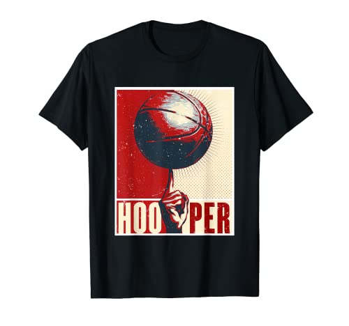 Regalo de baloncesto Hooper Street Jugador de baloncesto Camiseta