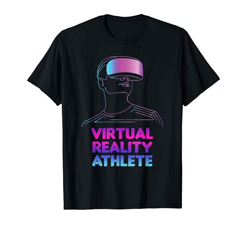 Regalo del jugador del juego del atleta del Nerd de la PC del jugador de la realidad virtual de VR Camiseta