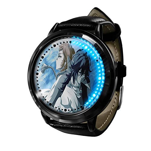 Reloj Anime Demon Slayer Kamado Tanjirou Zenitsu Inosuke Kamado Kochou Rengoku LED Reloj de Pulsera con luz Digital Impermeable Pantalla Táctil Binaria Unisex Cosplay Mejor Regalo para Niños