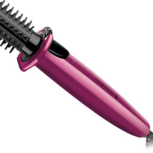 Remington Cepillo Moldeador Flexibrush Steam - Moldeador de Pelo, Cerámica, Función de Vapor, Crea Ondas, Rizos y Volumen, Rosa - CB4N