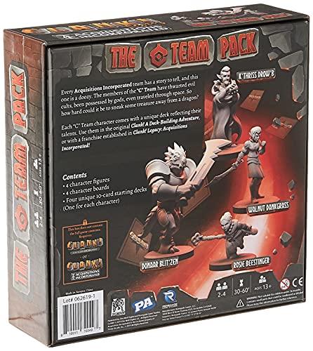 Renegade Game Studios-Clank Legacy: Acquisitions The C Team Pack, Color incoloro (RGS2049)