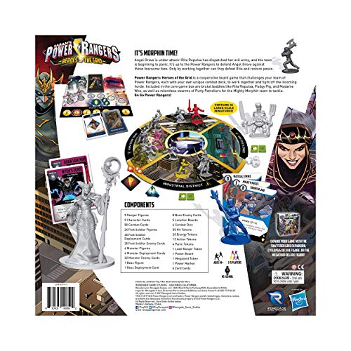 Renegade Game Studios: Power Rangers Heroes of The Grid Board Game