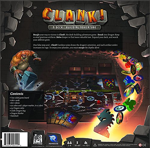 Renegade Game Studios RGS00552 - Clank, Juegos estándar de familias, Juego de Mesa de Cartas