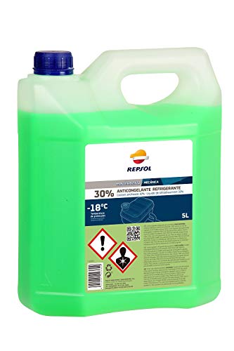 Repsol RP717U92 Anticongelante Orgánico 30%, Verde, 5 L