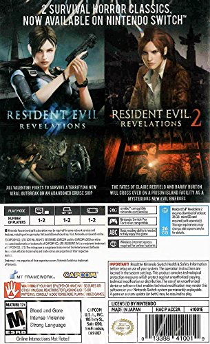 Resident Evil Revelations 1+2 Switch US Remastered (Teil 2 CIAB) [Importación alemana]