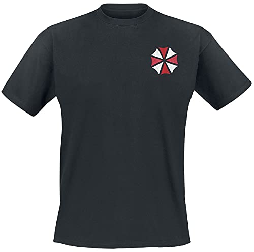 Resident Evil Umbrella Co. - Our Business Is Life Itself Hombre Camiseta Negro M, 100% algodón, Regular