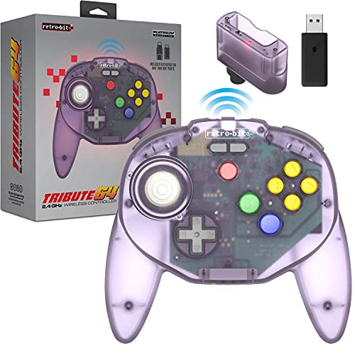 Retro-Bit - Retro-Bit Tribute 64 2.4G Purple (Nintendo Switch)