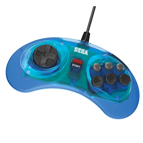 Retro-Bit Sega - MD Mini 6-B USB, Azul [Sega Megadrive 32X]