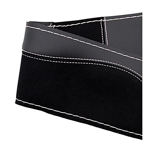 Reunion Cubra la cubierta del volante del coche de gamuza for BMW E83 X3 2003-2010 E53 X5 2004-2006/Braida de envoltura de dirección personalizada (Color Name : White)