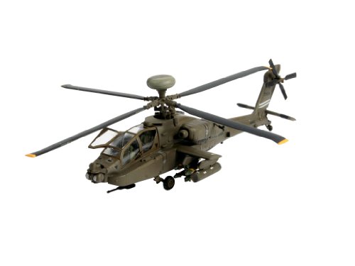Revell-AH-64D Longbow Apache Helicopter, Kit de Modelo, Escala 1:144 (4046) (04046), 10,5 cm