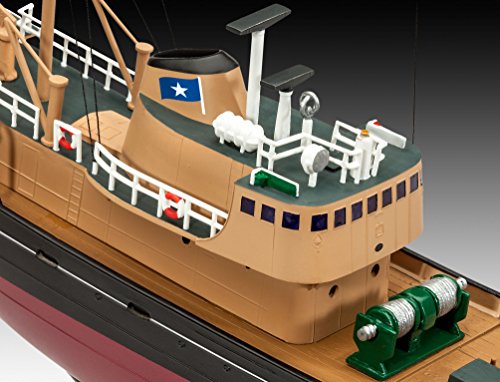 Revell North Sea Fishing Trawler, Kit Modello, Escala 1:142 (5204) (05204), 37,3 cm de Largo