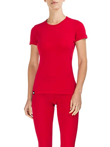 Rewoolution Skin Camiseta, Mujer, Ruby, XS