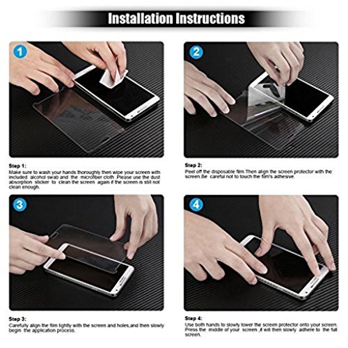REY Protector de Pantalla para BQ AQUARIS U/U Plus/U Lite, Cristal Vidrio Templado Premium