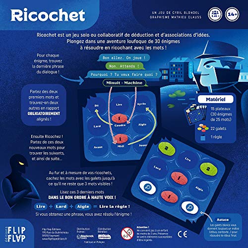 Ricochet 2 - Perfil de hombre sin rostro FR Flip Flap