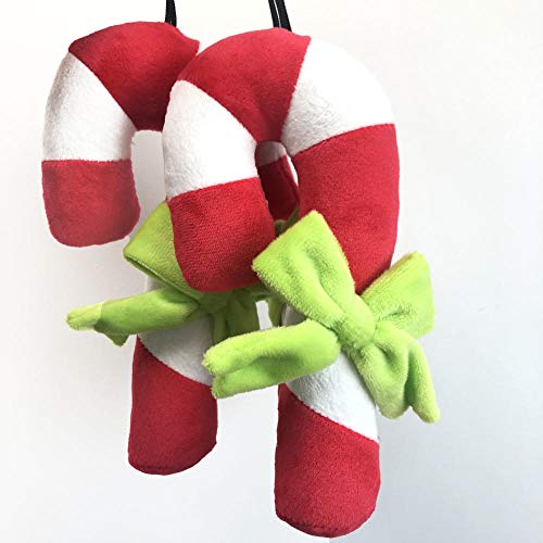 RKGD Palo de Navidad de Felpa para Mascotas, Juguete chillón, Suave, Colorido, Hermoso, se Adapta a Todos los Perros Samoyedo Husky Shiba Beagles Pomerania Poodl-1 Piezas