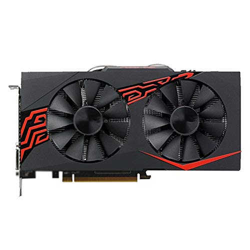 RKRLJX Sistema De Enfriamiento Sin Ventilador Ajuste para La Tarjeta Fit For ASUS RX 570 4GB 256bit Gddr5 Gráficos En Forma Fit For AMD RX 500 Series Tarjeta Gráfica para Juegos Tarjeta Grafica
