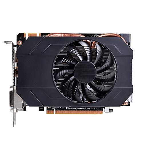 RKRLJX Tarjeta Gráficos Fit For Gigabyte Card GTX 960 2GB GPU Original 128bit GDDR5 Tarjetas De Gráficos Mapa para NVIDIA GEFORCE GTX960 2G PCI-E X16 HDMI DVI OC Tarjeta Grafica