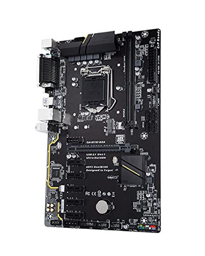 RKRXDH Nueva Placa Base de Escritorio Original Fit for Gigabyte GA-H110-D3A H110-D3A H110 LGA 1151 Compatible con 2 * DDR4 32G 4 * SATA3 1 * M.2 ATXTarjeta Madre