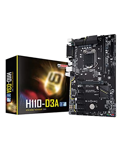 RKRXDH Nueva Placa Base de Escritorio Original Fit for Gigabyte GA-H110-D3A H110-D3A H110 LGA 1151 Compatible con 2 * DDR4 32G 4 * SATA3 1 * M.2 ATXTarjeta Madre