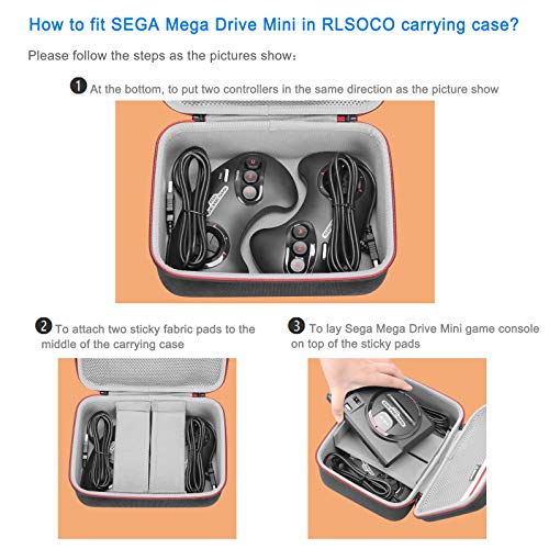 RLSOCO Funda para SEGA Megadrive Mini