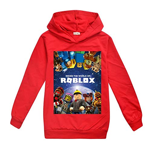 Roblox - Sudadera con capucha unisex para niños pequeños, de manga larga, regalo de cumpleaños
