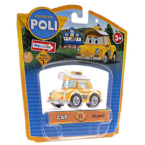Robocar Poli -Korean Made TV Animation Toy- Taxi/Cab (Diecasting/Non-Transformer)