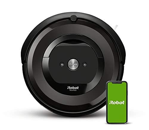 Robot aspirador conexión Wi-Fi iRobot Roomba e6192 con 2 cepillos de goma multisuperficie - Ideal mascotas - Sugerencias personalizadas - Compatible asistente de voz - Indicador depósito lleno