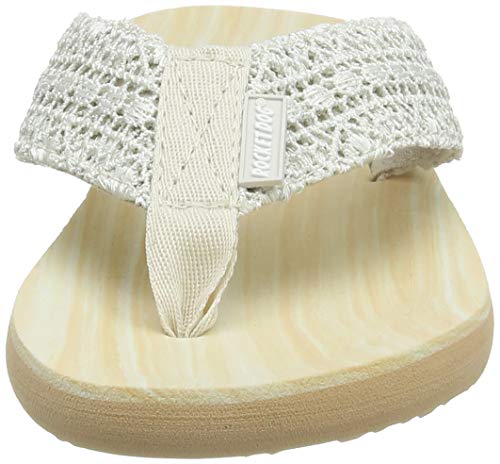 Rocket Dog Adios, Chanclas Mujer, Blanco (Crochet Pearl J17), 37 EU