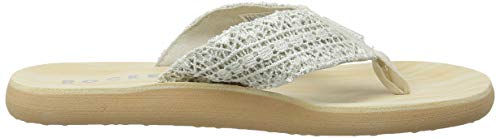 Rocket Dog Adios, Chanclas Mujer, Blanco (Crochet Pearl J17), 37 EU