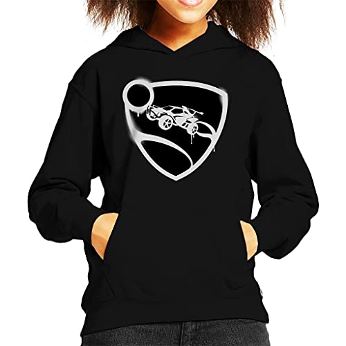 Rocket League Spray Painted Logo Kid's Hooded Sweatshirt, 12-13 Years