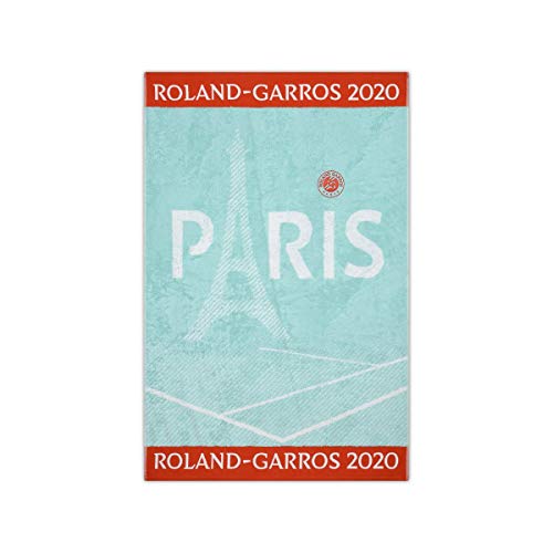 ROLAND GARROS 2020 - Toalla de Juegos Oficial de algodón Mixto, Azul, 70 x 105 cm
