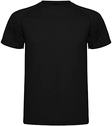 Roly Camiseta Negra con Logotipo de Harley Davidson Hombre 100% Algodón Tallas S M L XL XXL Mangas Cortas (L)