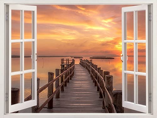 Rompecabezas de 1000 piezas para adultos, puente ribereño, imagen de paisaje natural, juguete educativo para niños, rompecabezas A.5 35 piezas