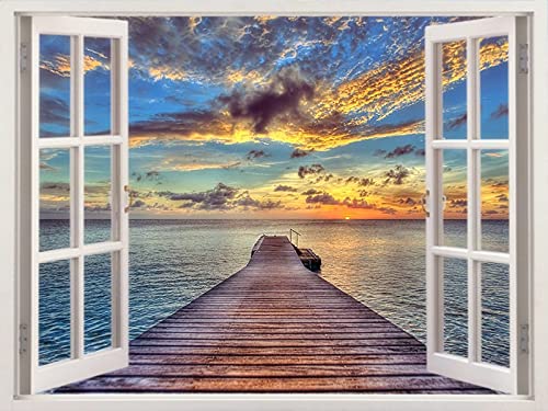 Rompecabezas de 1000 piezas para adultos, puente ribereño, imagen de paisaje natural, juguete educativo para niños, rompecabezas A.5 35 piezas