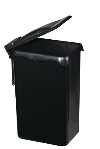 Rossignol 98740 – Papelera para puerta, 23 l, negro