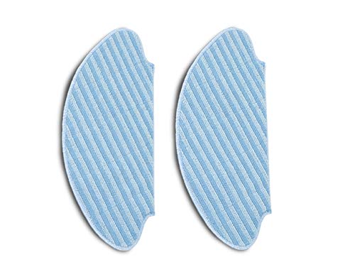 Rowenta ZR6902ES 2 mopas de Recambio para los Robots de la Gama Smart Force Essential Aqua, Microfibra, Lavables y fácil Uso, Cranberry