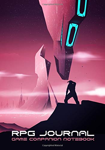 RPG Journal Mixed Paper: Ruled, Graph, Hexagon and Dot Grid | Game Companion Notebook - Alien City (Sci Fi RPG Game Series)