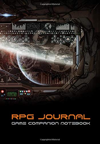 RPG Journal Mixed Paper: Ruled, Graph, Hexagon and Dot Grid | Game Companion Notebook Alien Spaceship Bridge (Sci Fi RPG Game Series)