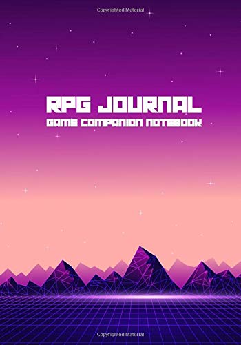 RPG Journal Mixed Paper: Ruled, Graph, Hexagon and Dot Grid | Game Companion Notebook Retro Design Cover (Sci Fi RPG Game Series)