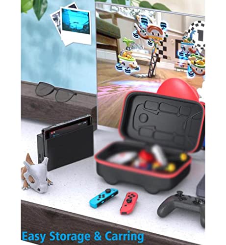 RRunzfon Caja de Transporte Compatible con Nintendo Switch Mario Kart Live Portable Travel Accesorios de Viaje para el hogar Electronics