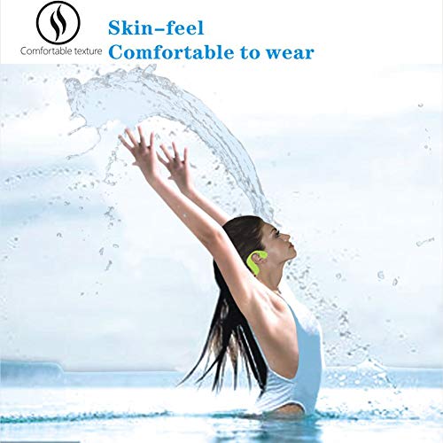 RSGK - Auriculares de natación con Bluetooth 5.0, almacenamiento integrado de 32 GB, para gimnasio, buceo, surf, reproductor MP3 impermeable IP68