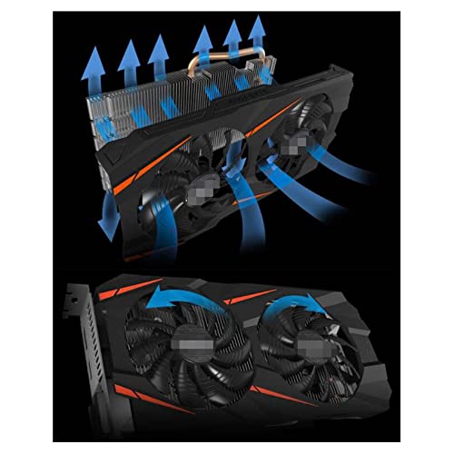 RTYU Tarjeta gráfica Fit For Gigabyte NVIDIA GeForce Tarjetas de Video Fit For GTX 1060 WINDFORCE OC 3GB Integradas con 3GB GDDR5 192bit Memory para PC Tarjeta de Video de computadora