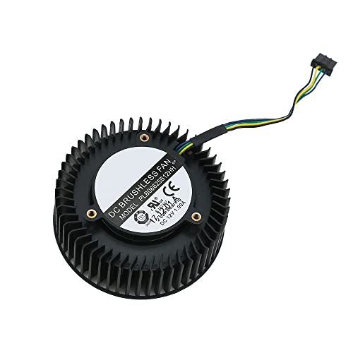 RTYU Ventilador de refrigeración de Tarjeta gráfica PLB06625B12HH DC12V 1.00AMP 4PIN Ventilador de Tarjeta gráfica Fit for MSI GTX1070 1070TI GTX1080 GTX 1080TI Aero