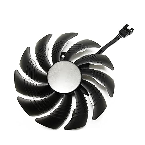 RTYU Ventiladores de Tarjeta gráfica, T129215SU 88Mm Fit for GIGABYTE GTX1050 Ti 1060 1070 Ti 1080 RX 470480570580 Ventilador PLD09210S12HH Ventilador G1(Color:B)