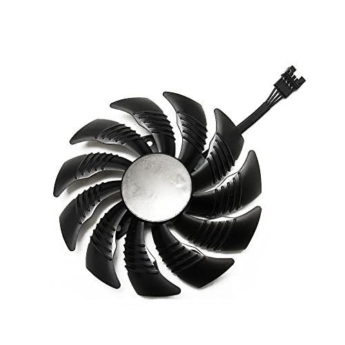 RTYU Ventiladores de Tarjeta gráfica, T129215SU 88Mm Fit for GIGABYTE GTX1050 Ti 1060 1070 Ti 1080 RX 470480570580 Ventilador PLD09210S12HH Ventilador G1(Color:B)