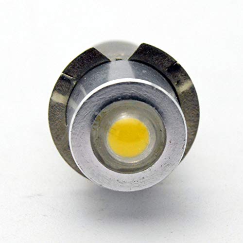 Ruiandsion P13.5S Bombilla LED Torchlight AC 6V 1W 200LM COB 3000K Bombilla LED blanca cálida para linterna Linterna Linterna, No polaridad (paquete de 1)